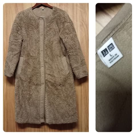 uniqlo fur coat